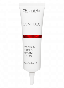 Comodex NEW: Защитный крем с тоном. Cover Shield (SPF20, 30 мл) 