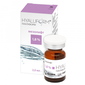 Гиалуформ мезолифт (1,8%, 2 мл) флакон