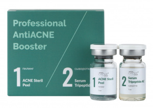 Ctl: AntiACNE Booster Prof. Набор: ACNE Steril пилинг + Tripeptide сыворотка (7 мл + 7 мл) 
