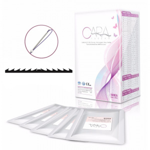 Мезонити коги Cara L19C1015 19G*100 на L-канюле (длина нити 150мм) (1 уп./4 шт.) Cog 3D Cannula